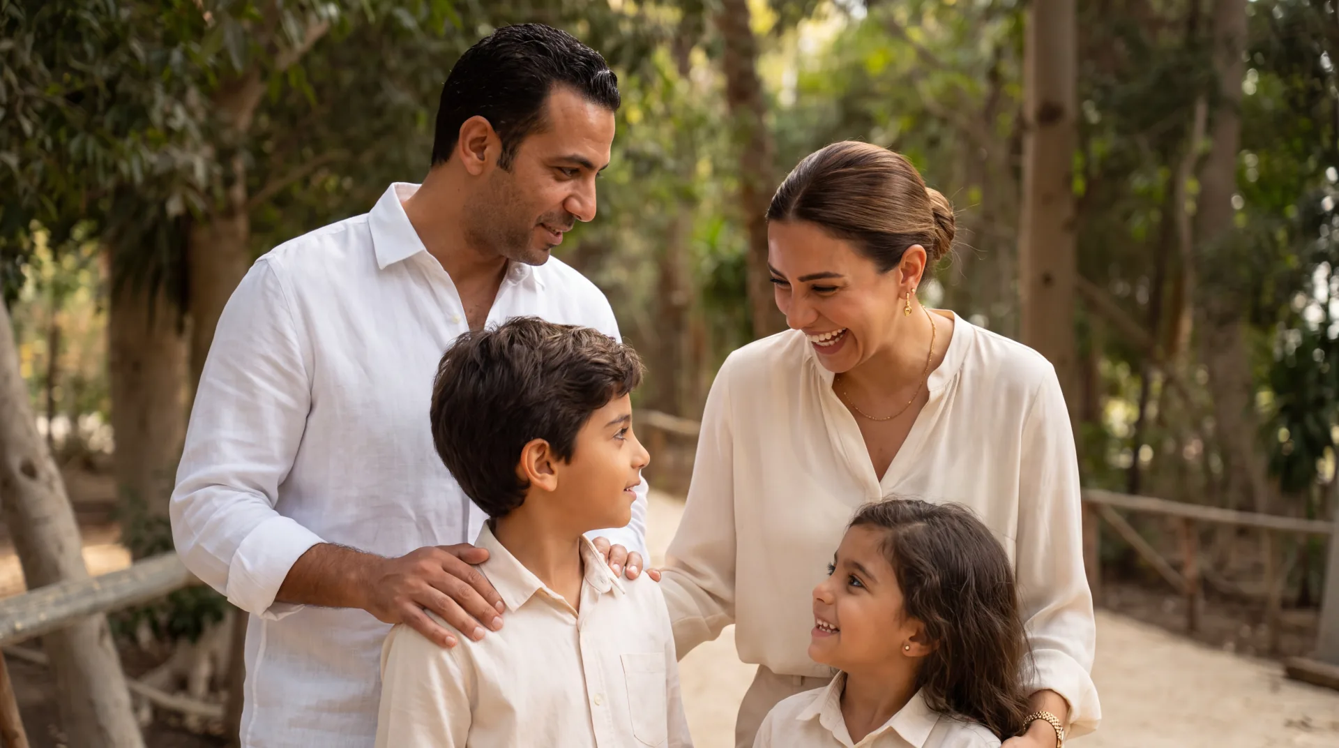 A family in The Forest