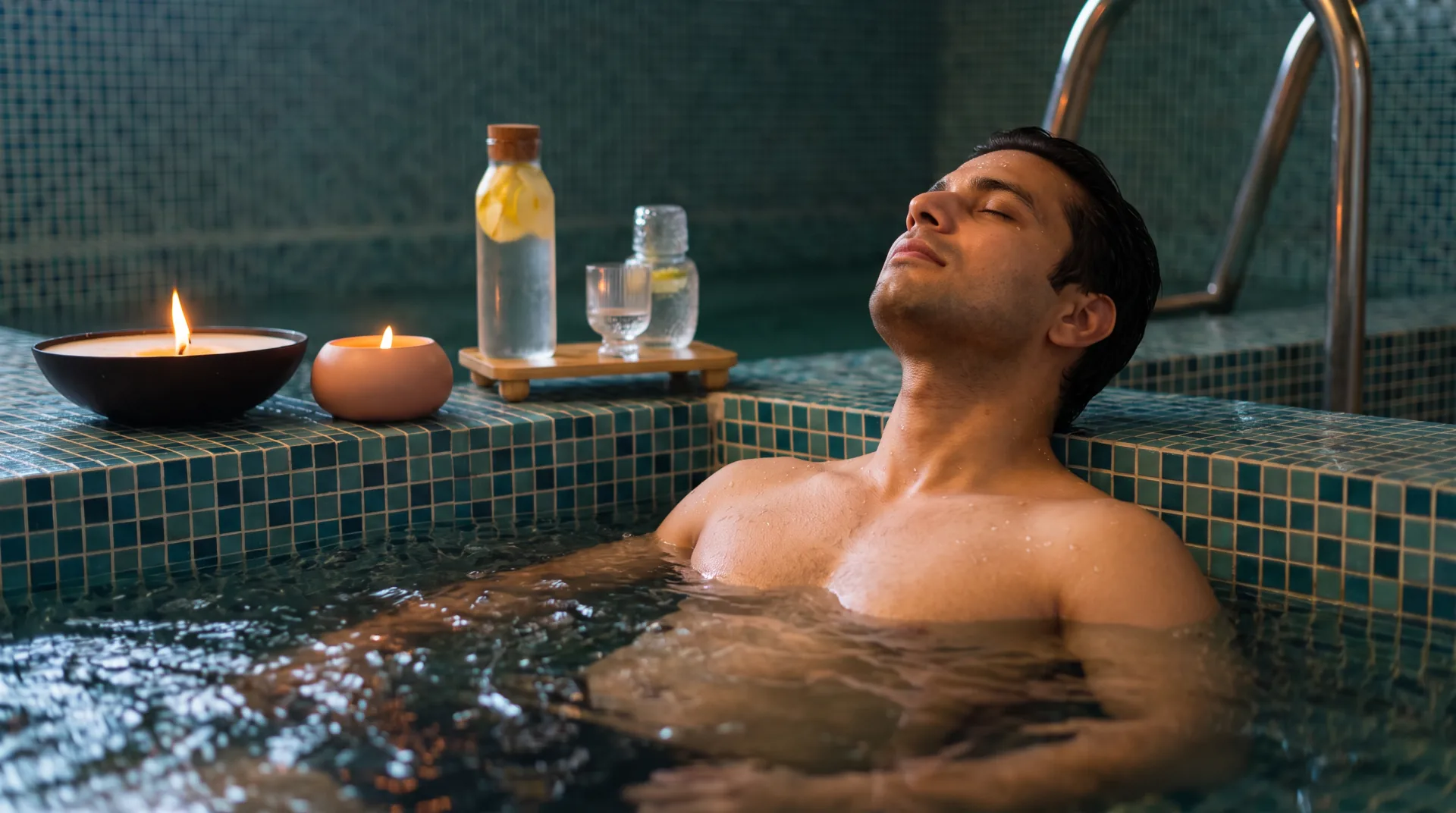 The hydrotherapy pool