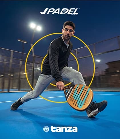 Padel courts seen from above